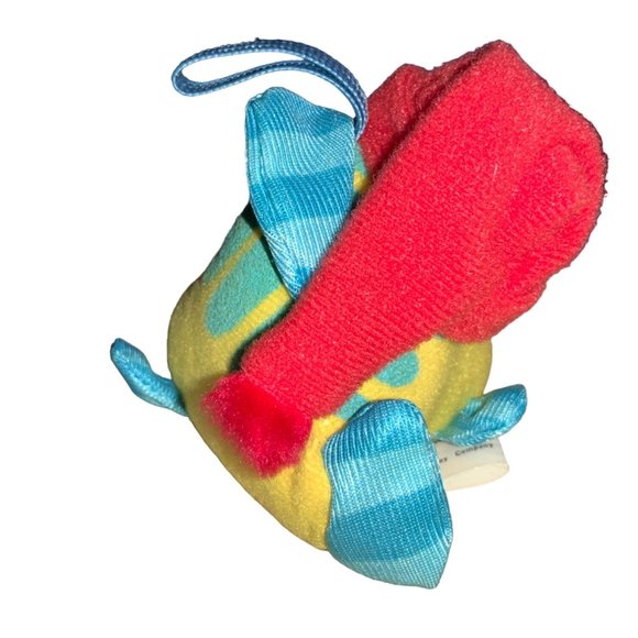 VINTAGE McDonalds Holiday 1989 Flounder Little Mermaid Plush Christmas Ornament - Picture 4 of 10